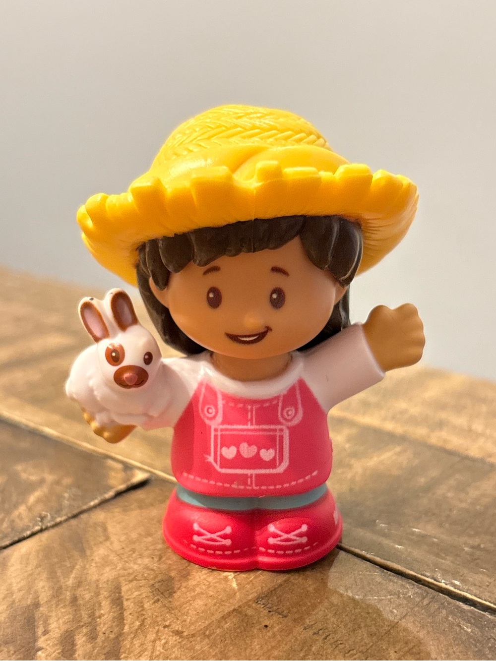 Little People Farmer Mia with Straw Hat